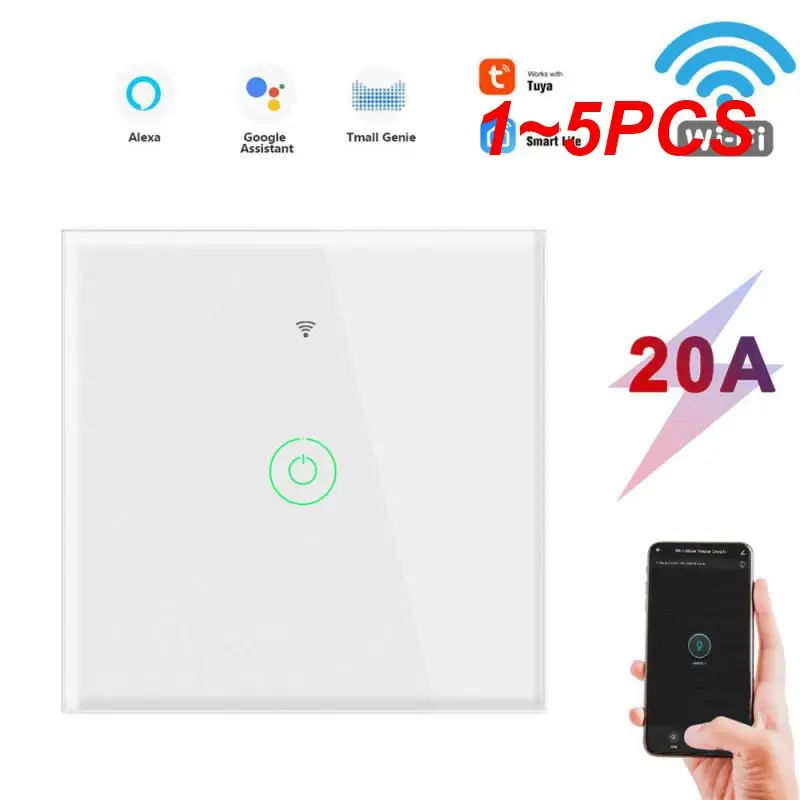 

Умный настенный выключатель Tuya с поддержкой Wi-Fi и голосовым управлением