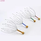 Расслабляющий массажер для головы, лечебный массаж когтей шеи, антистрессовый снятие боли, осьминог, расслабление кожи головы, спа, головная боль, стимуляция кровообращения