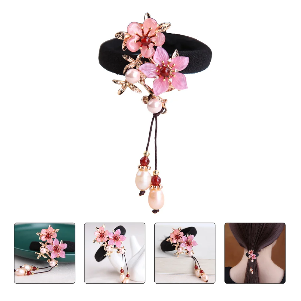 

1Pc Hair Tie Vintage Hair Circle Chinese Han Costume Hair Loop Hair Accessory