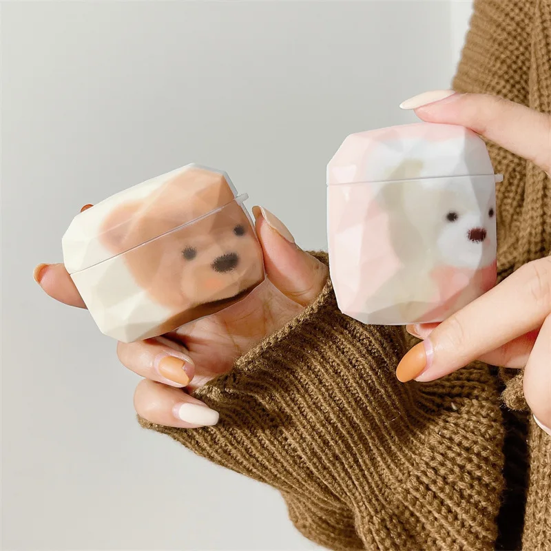 

Чехол Fuzzy Bear AirPods 3, чехол для Apple AirPods 2, чехол для AirPods Pro, аксессуары для наушников IPhone, Чехол Air Pod