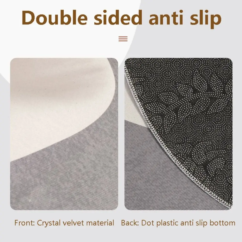 Противоскользящий ковер 60*180 см для зала из хрустального бархата и резины