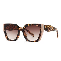 rimless oversized sunglasses women 2022 luxury brand designer sunglasses trendy vintage square flat top sun glasses uv400 shades