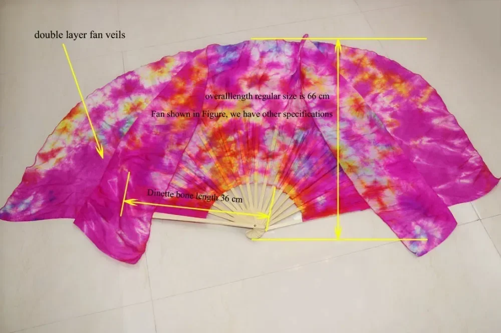 2018 женский высококачественный шелковый китайский танец живота веер дешевый