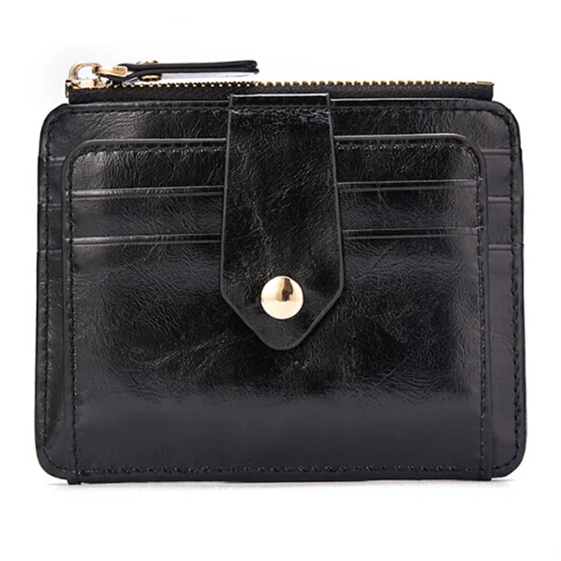 

2023 Hot Sale Luxury Men Slim Wallet Mini Neutral Magic Bifold Wallet PU Leather Small Card Holder Wallet Purse 2 Colors