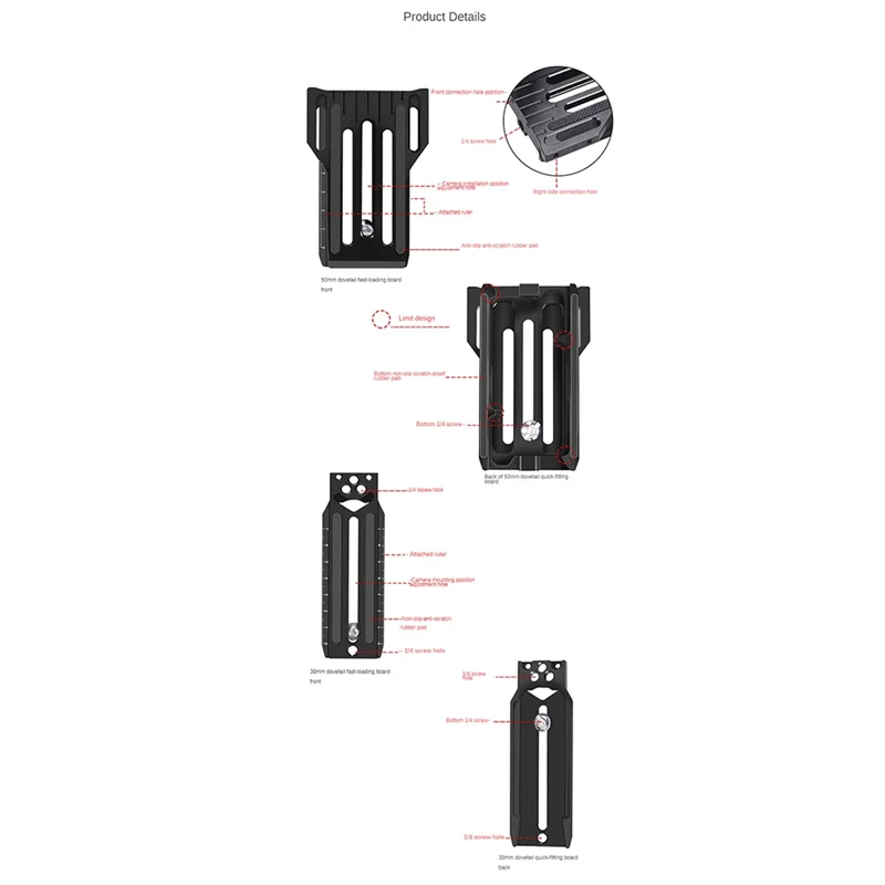 Для SLR Вертикальная съемка быстрая сборка доска Weebill S Mini Bi Ruying RSC2 RS2 стабилизатор