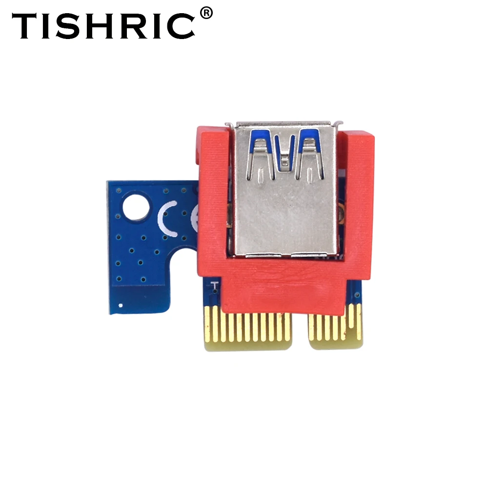 Райзер TISHRIC PCI-E с вертикальным креплением 1X 16X PCIE |