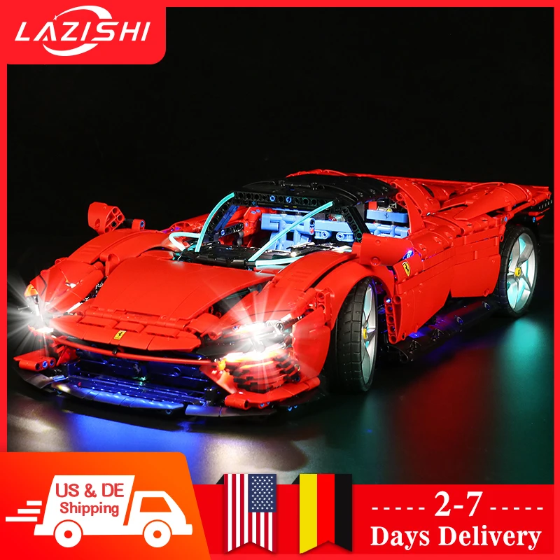 

Набор строительных блоков Lazashi со светодиодсветильник кой для 42143 Daytona SP3 (не входит в комплект), детские игрушки