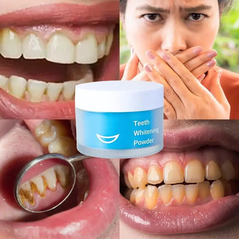 

Teeth Brightening Powder Deep Cleaning Whitening Teeth Paste Remove Smoking Tea Wine Stains Color Corrector Toothpaste Powder