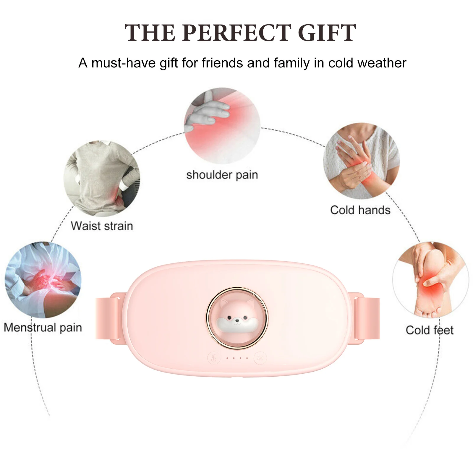 

Массажер для менструации живота для девушек, массажные подушечки от боли в животе, космические капсулы, Электрический Подогрев матки, акупу...