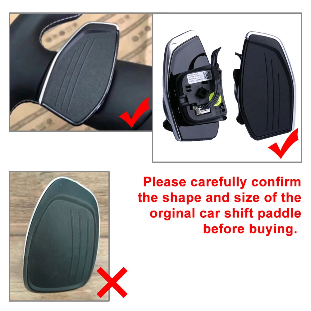 1 пара автомобильных рулевых колес удлинитель переключения передач для Audi RS3 RS4