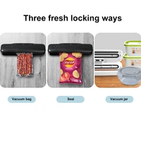 automatic food bags sealer vacuum seal household type foods smoking vacuum seal packing machine kitchen supplies 2022 new