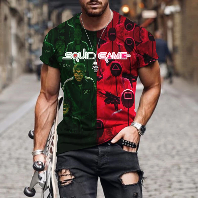 tide brand high end hot summer new oversized t shirt fashion popular o neck printing casual mens short sleeves free global shipping