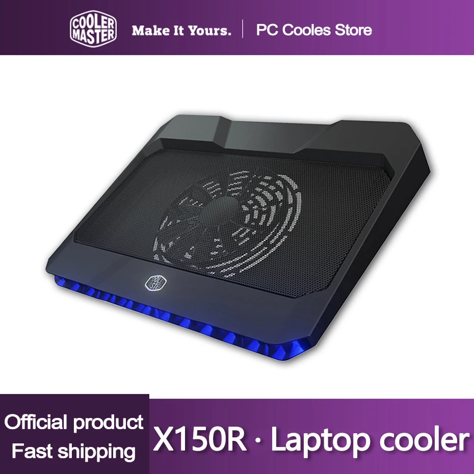 Master X150r Laptop Cooling Pad Notebook Coolers Base Notepal With 160mm Silent Fan Supports Up To 17