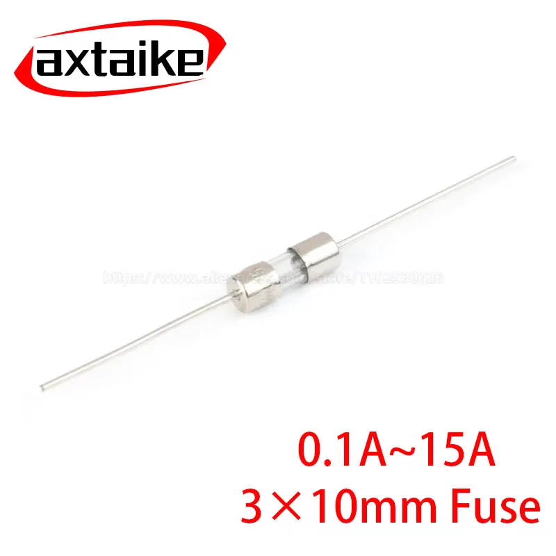 

20 шт. 3*10 мм 3,6*10 мм FUES 250 В T/F F100mA 0,1A 0,5A 1A 2A 3A 3,15A 4A 5A 6,3A 8A 10A 15A Предохранитель быстродействующий провод
