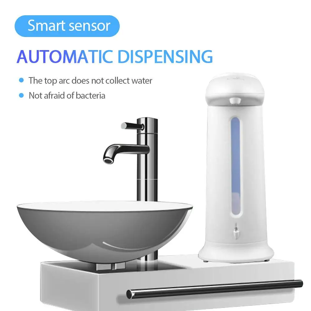 

330ML Automatic Soap Dispenser Induction Liquid Non-Contact ABS Disinfection Liquid Kitchen Office Home Improvement Accessories