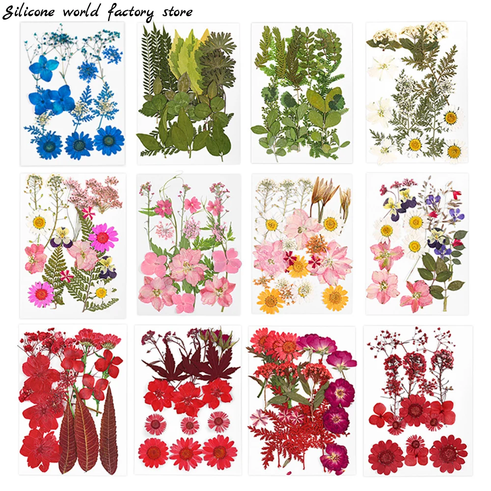 

Силиконовый мир 1 упаковка Сделай Сам сушеные цветы смола заполнение УФ эпоксидный цветок для дизайна ногтей прессованные цветы домашний д...