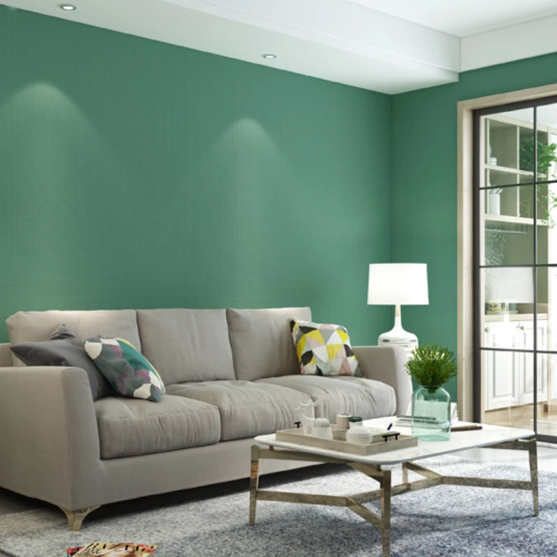 

Modern Minimalist Non-woven Pure Color Wallpaper Living Room TV Background Wall Wallpaper for Bedroom Walls Home Decor ZS