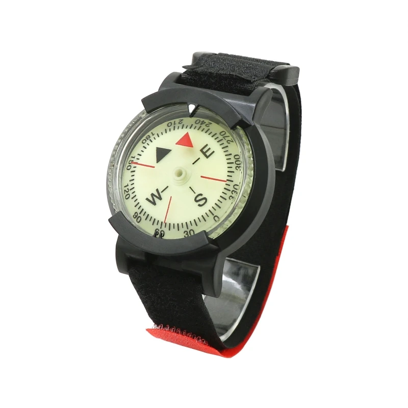 

Scuba Diving Navigation Compass Wristband Compass Luminous Dial with Wrist Strap