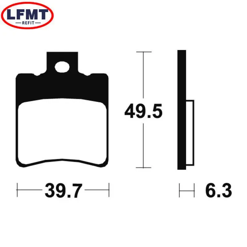 Передние и задние дисковые Тормозные колодки для мотоциклов скутеров Германии