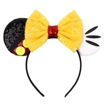 Disney Ears Headband Mickey Mouse Hairband Hot Cartoon Character Cosplay Women Girls Festival Party Travel DIY Hair Accessories