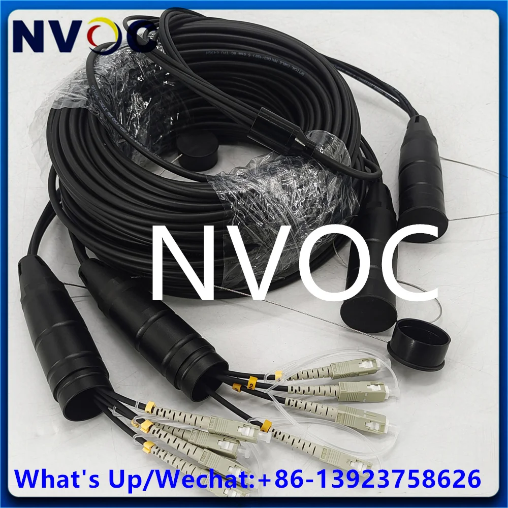 8C 100M OM1 OM2 50/125 62 5/125 PDSCUPC-SC Открытый водонепроницаемый 8-ядерный мм многомодовый