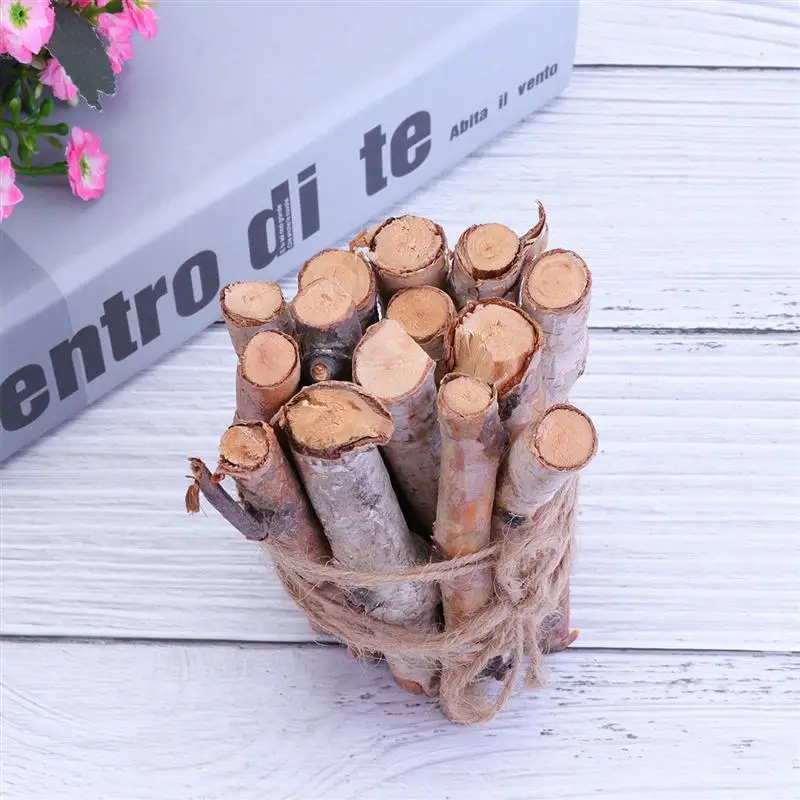 

Палочки из натуральных веток ручной работы, 20 шт., 10 см, деревянные палочки с сухими веточками, реквизит для фото «сделай сам», рукоделие, Цве...