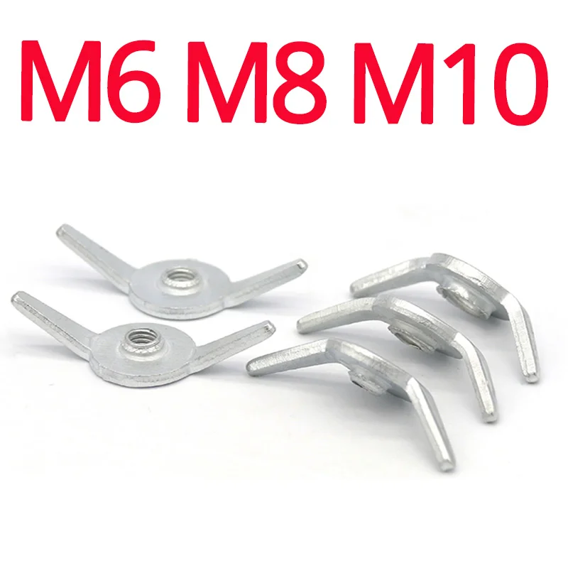 

Hand Wing Nut M6 M8 M10 Combined Cabinet Low Voltage Drawer Accessories Sheep Horn Butterfly Nut Fixing Hook Furniture Hardware