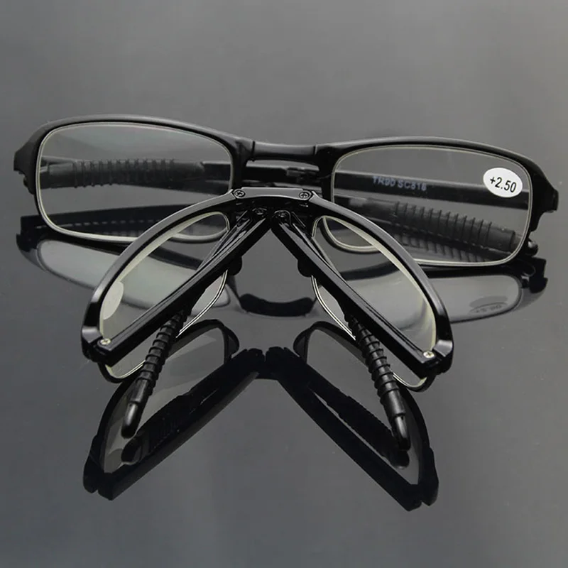 Дизайнерские очки для чтения мужчин и женщин складные маленькие в металлической