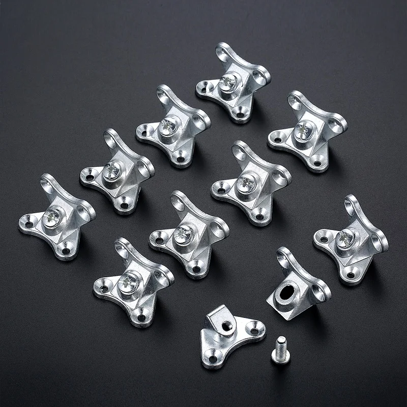 

20Pcs Alloy Detachable Right Angle L-Shaped Brackets Support Connector Holder Furniture Reinforced 90 Degree Corner Code Brace