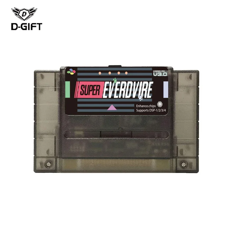 

Super DSP1/2/3/4 Version Plus 3000 in 1 REV 3.0 Video Game Card for SNES US NTSC Version 16 Bit Game Console Cartridge