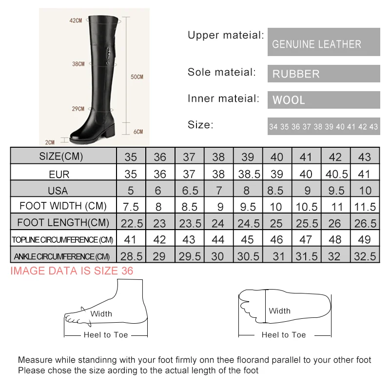 AIYUQI Womens Knee High Boots Winter 2023 Genuine Leather Women Long Boots Stylish Warm Wool Whiny Women High Boots