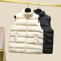 womens vest down cotton korean version 2021 autumn and winter new loose fashion all match vest jacket trend
