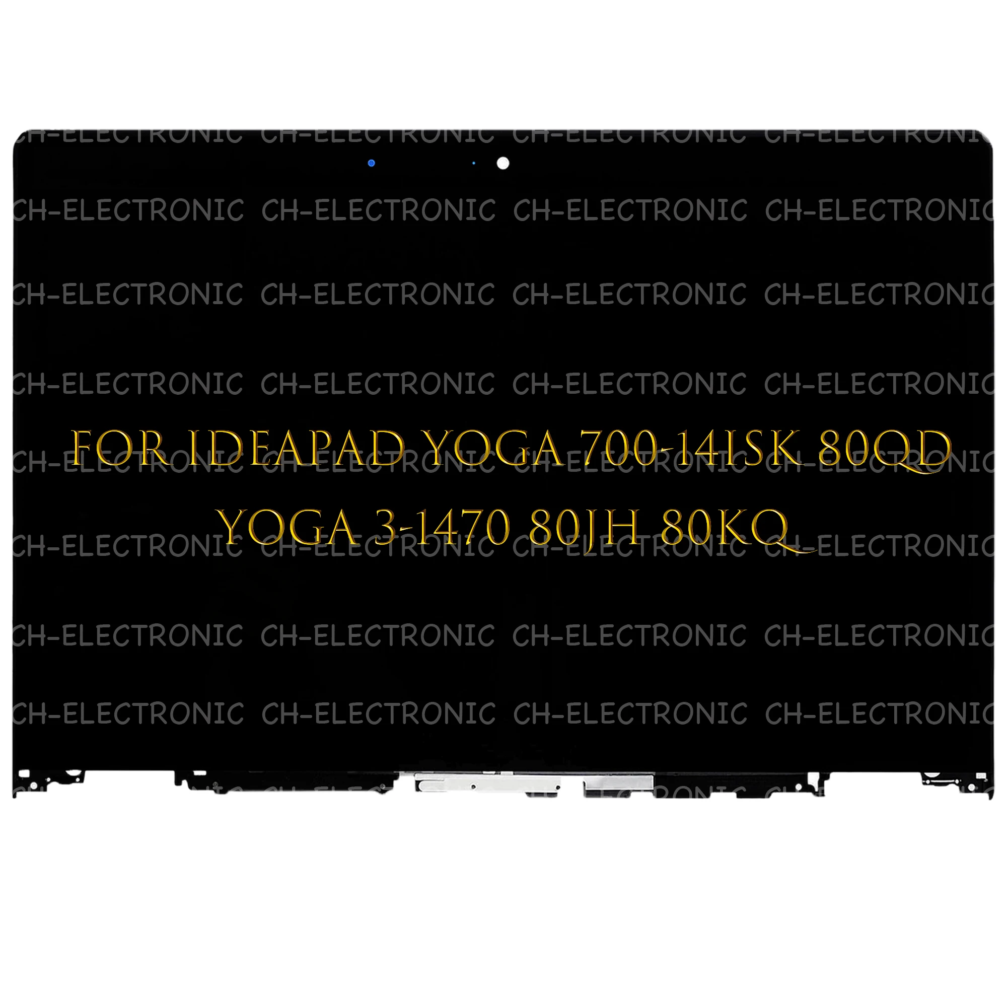 ЖК-дисплей 14 дюймов для Lenovo Yoga 3 14 80JH 80KQ Yoga 700-14ISK 80QD 700-14, сенсорный экран в сборе с цифровым преобразователем с рамкой и платой