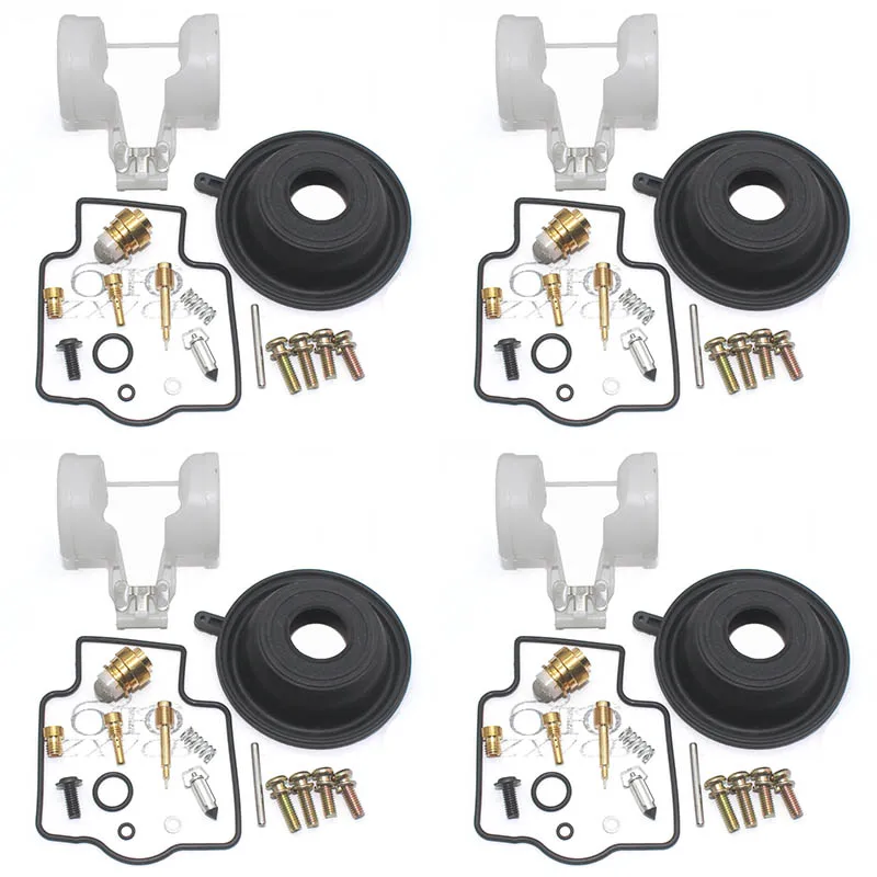 4 комплекта для ZXR250 1991-1995 1999 ZX250C ZX250 ZXR250R ZXR 250 ремонт мотоциклетного карбюратора плавающая игольчатая мембрана