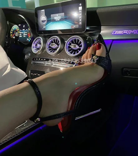 Metal Nail Buckle Link Patent Leather Sharpl Pointed Toe Slingback Stiletto Sandals Sexy Design Ankle Straps Heels Women Party