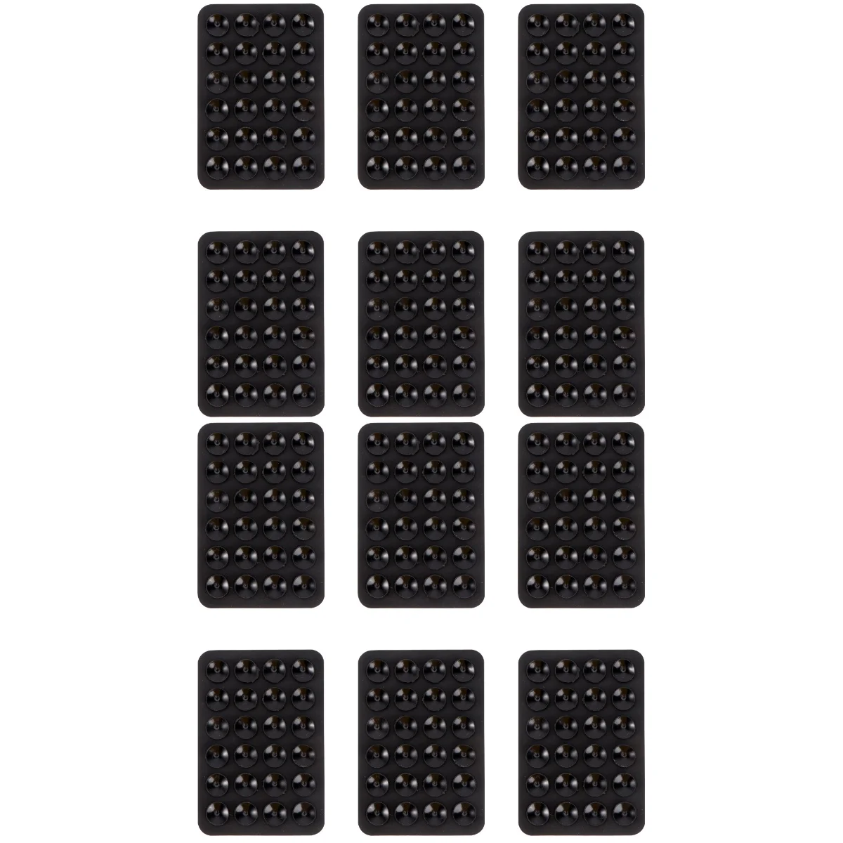 

12 Multipurpose Universal Holder Mat Single-sided Suction Cup Pad with Adhesive