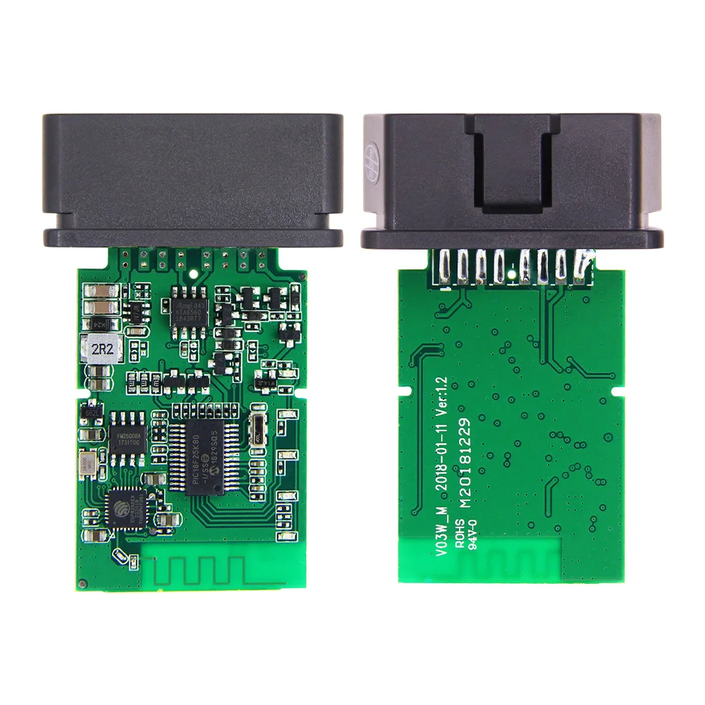 Фото Elm327 V1.5 OBD2 Wi-Fi PIC18F25K80 Сканер Wi-Fi Odb2 для Android/IOS ELM 327 V 1 5 OBD 2 OBD2 Адаптер Автомобильный диагностический инструмент №5