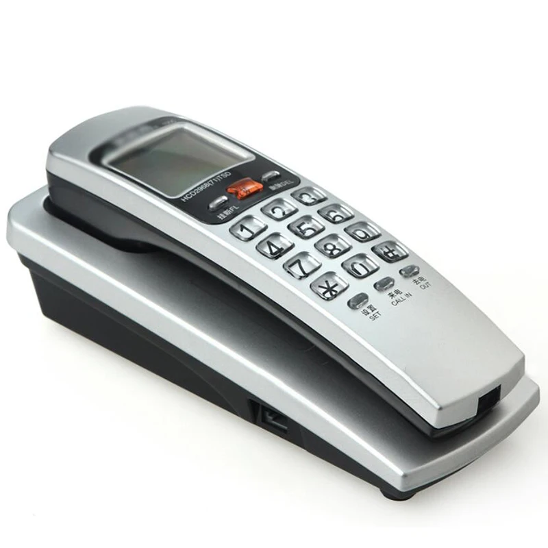 corded phone landline telephone with fsk dtmf caller idringtone adjustmentsupport callback for home office telefono fijo free global shipping