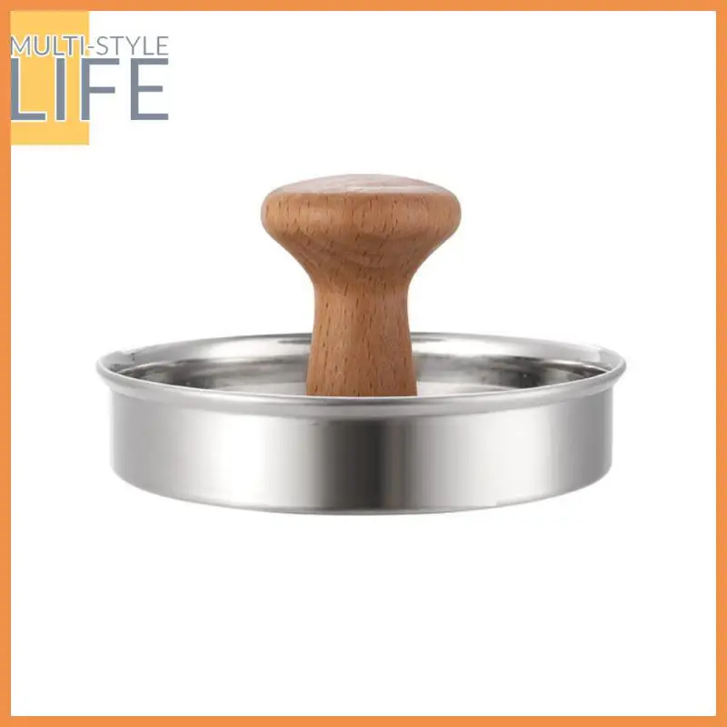 

304 Stainless Steel Hamburger Die 5 Inch Meat Patties Mold Food Grade Stainless Steel Burger Press Kitchen Baking Accesssories