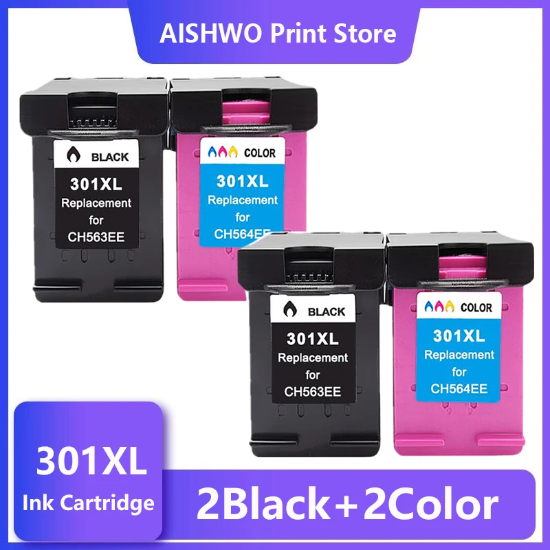301XL Remanufactured For HP 301 301 XL Ink Cartridge For HP301 Envy 5530 Deskjet 2050 2540 2510 1000 1050 Printer