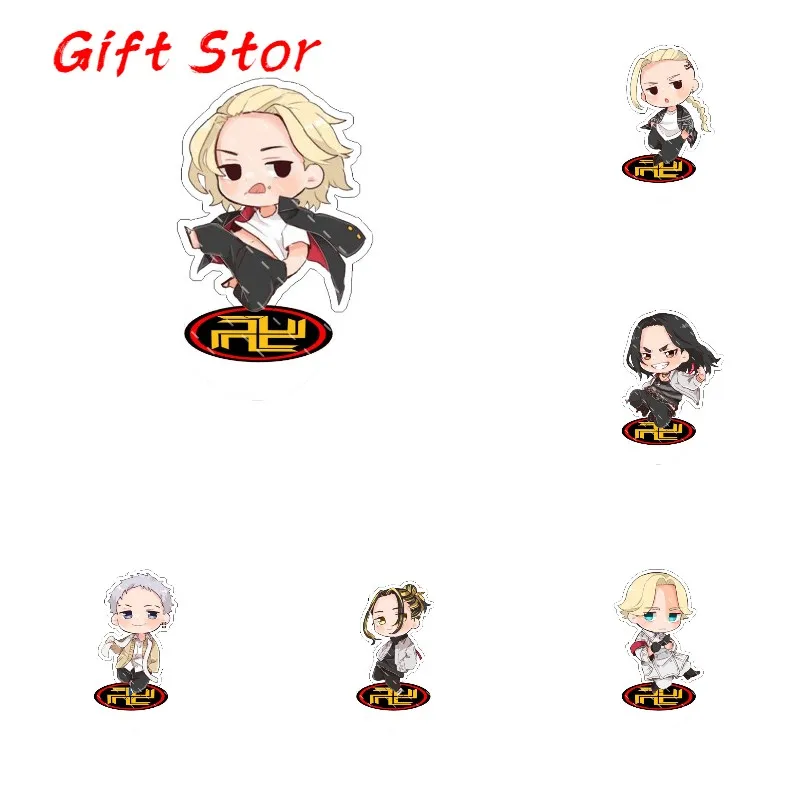 

Anime Tokyo Revengers Cosplay Figure Acrylic Stands Manjiro Ken Takemichi Hinata Atsushi Model Plate Fans Gift Key Chain Toy