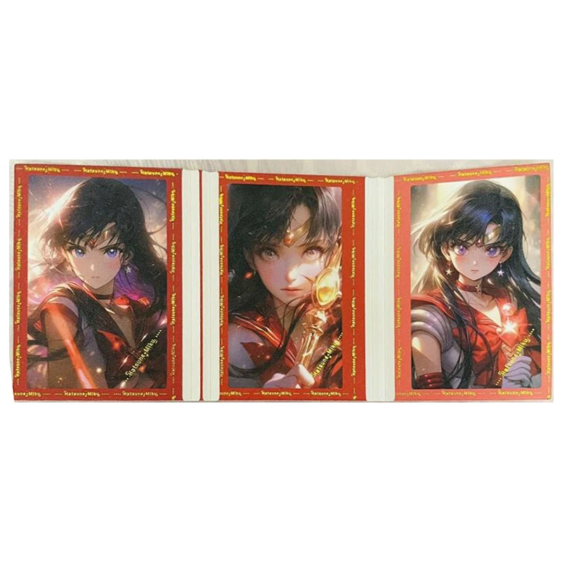 Аниме История богини Редкая складная коллекционная карта Kino MakotoMizuno Ami Kaiou Michiru Aino