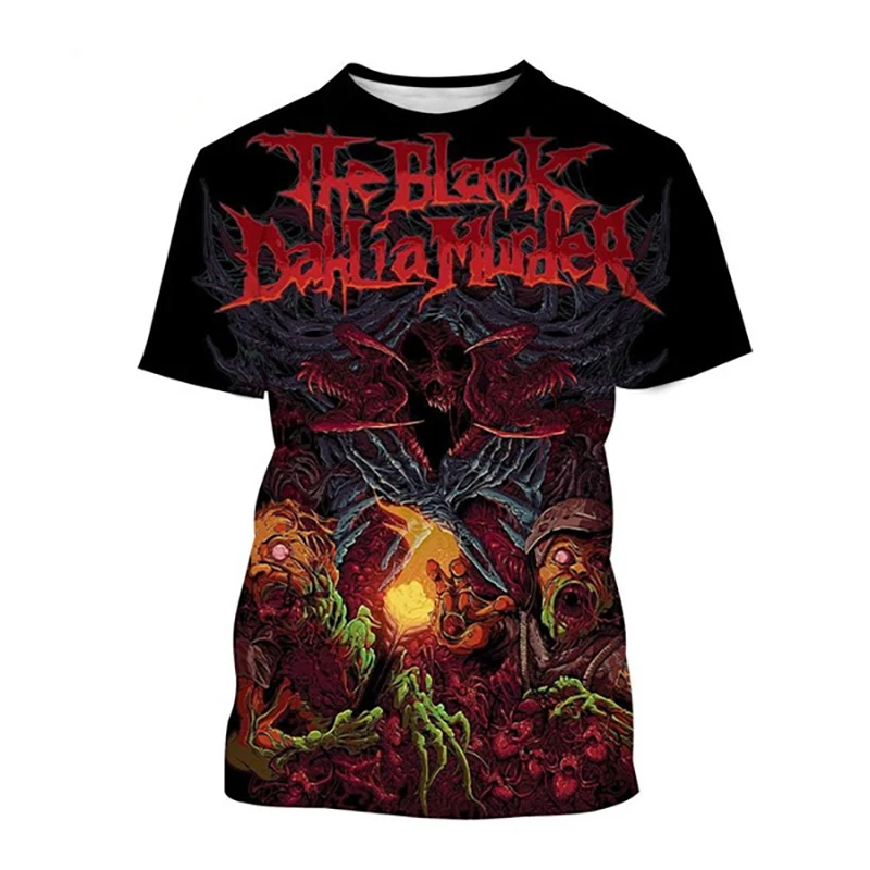 Новые футболки черная группа убийц Далии 3D печать уличная одежда для мужчин и