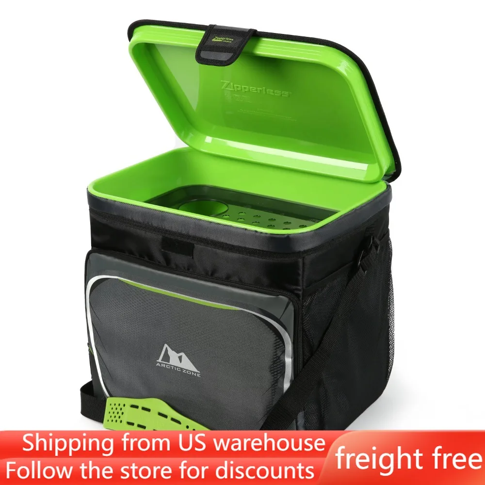 S 40 Can Zipperless Soft Sided Cooler With Hard Liner Freigh