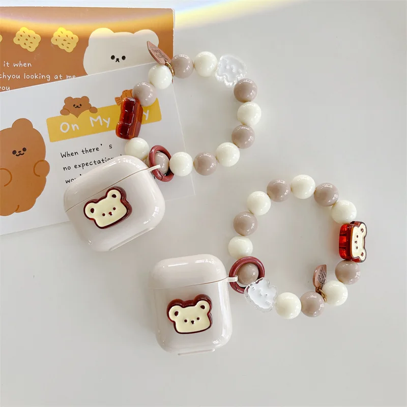 

Cartoon Cute Little Bear Bracelet Earphone Case for Apple Airpods Pro2 Case for Airpods 3 3rd Generation AirPod 2 1 Case