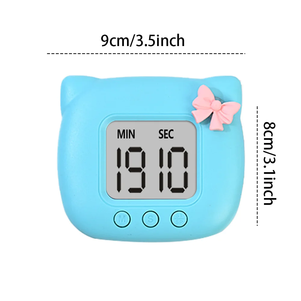 NOKLEAD Магнитный кухонный таймер цифровой ручной поворотный обратного отсчета