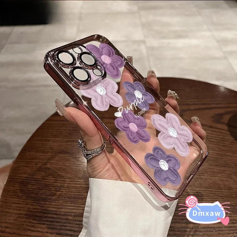 Для Redmi 13 13C 13R 12 12C 11A 10 Power 10A 10C 10X 4G 5G Чехол для телефона Фиолетовая картина маслом