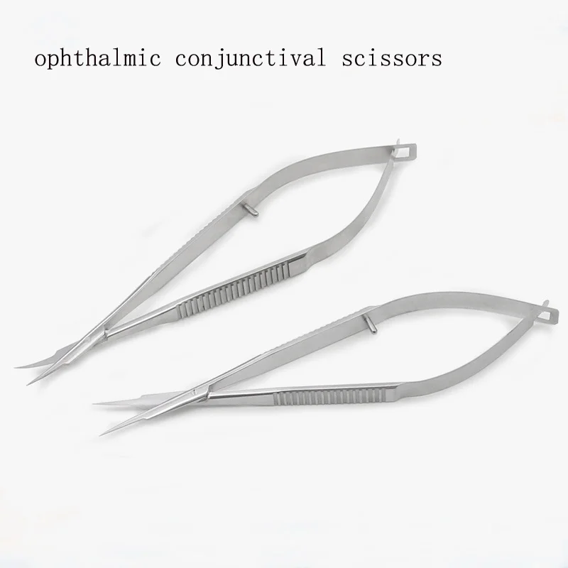 

Ophthalmology conjunctival scissors microscope instrument double eyelid 12.5cm small scissors beauty plastic tool