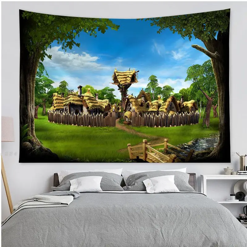 Настенный Гобелен Asterix художественная научная фантастика домашний декор дешевый