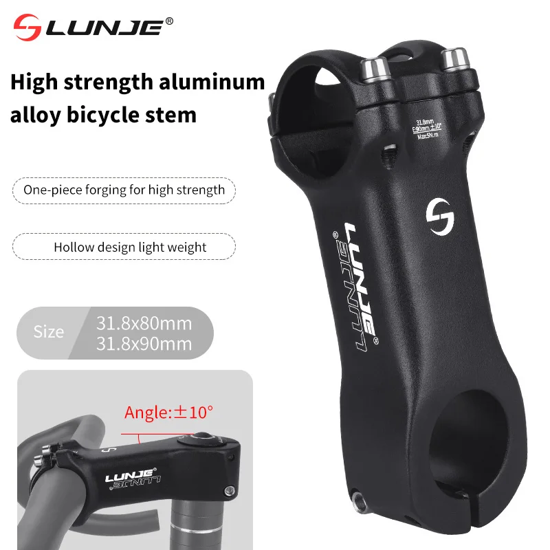 Mtb Power вынос выноса из алюминиевого сплава для шоссейного велосипеда горного 31 8 ±